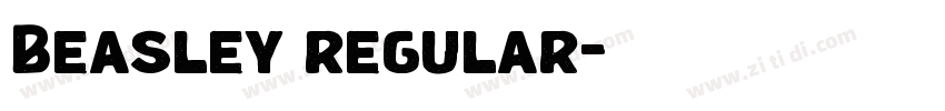 Beasley regular字体转换 Beasley regular字体转换